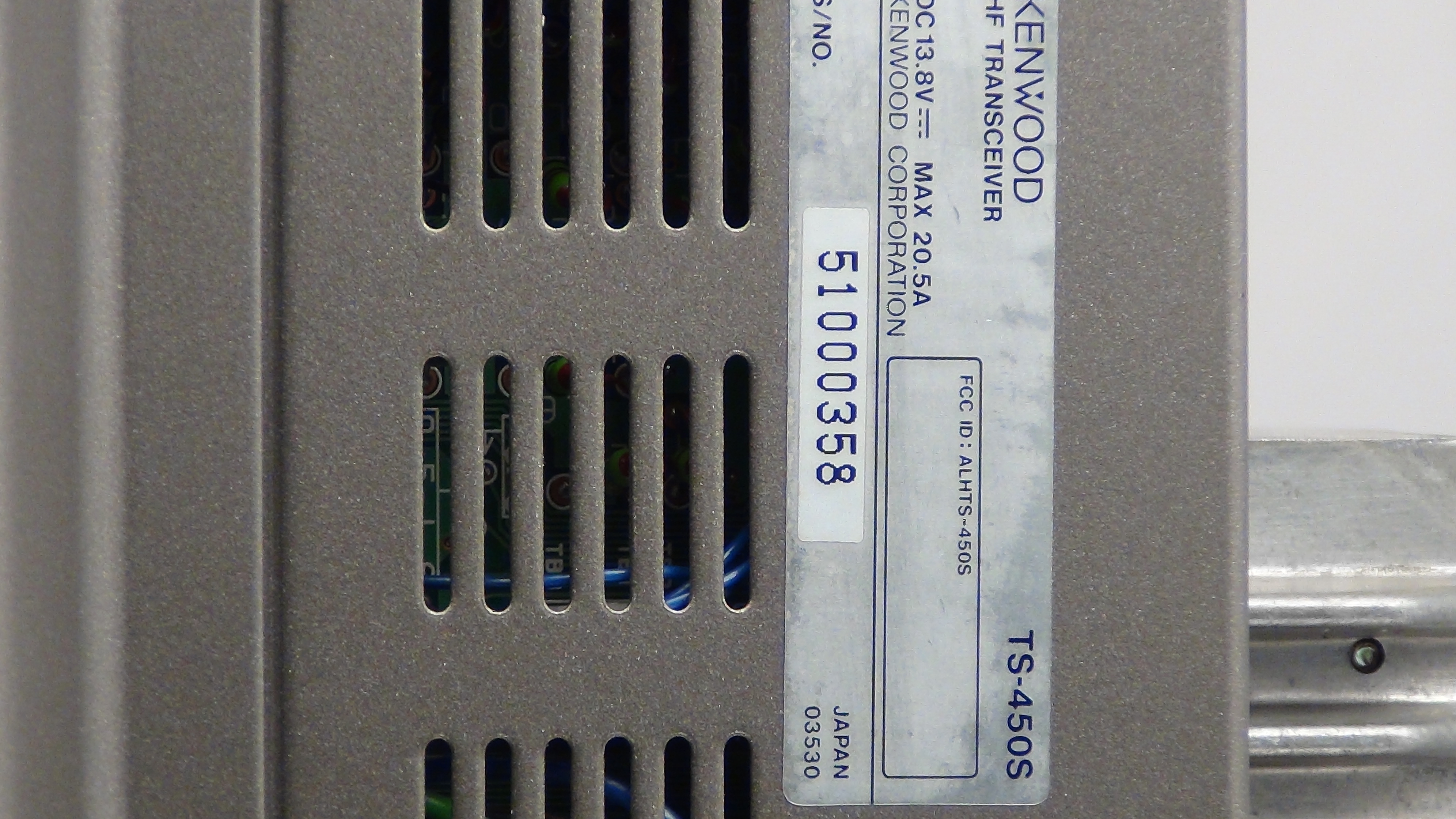 Kenwood Ts-850S Serial Numbers